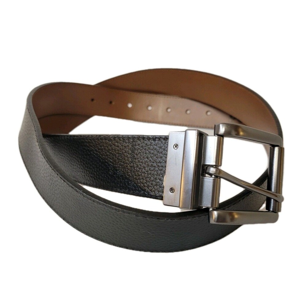 Timberland Genuine Leather Black Classic Casual Size 42/44 Mens Belt